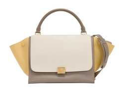 Trapeze, Leather, Yellow/Taupe/White, MII, S/DB, 2*